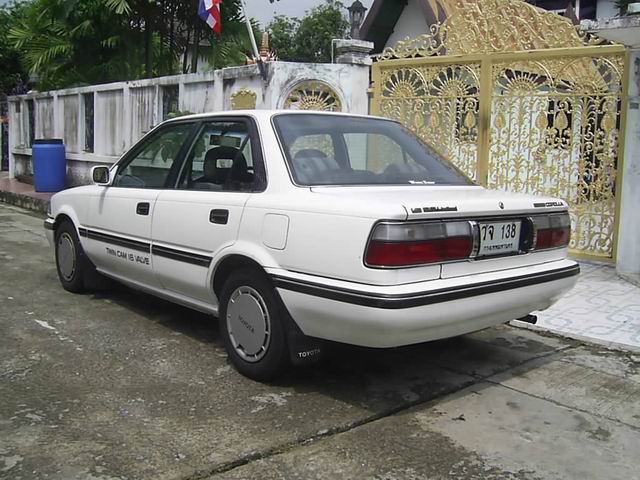 .ขาย TOYOTA COROLLA1.6SE LIMITED ปี 1991 สีขาว ออโต้ สภาพสวยที่สุดในรุ่น บางเดิมทั้งคัน $A01 1