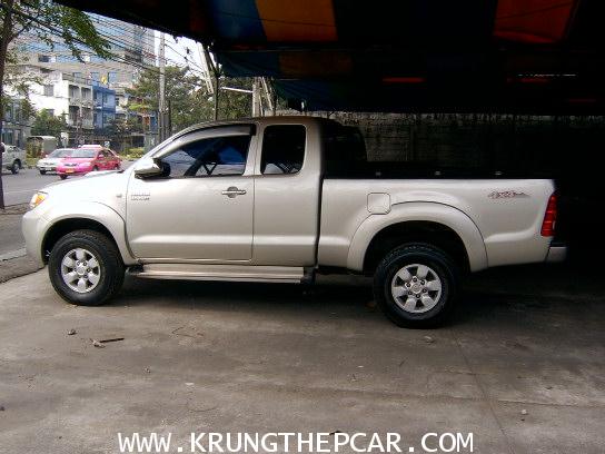 .ขาย TOYOTA HILUX VIGO3.0G X-TRACAB 4WD ปี 2005 รถกระบะสีบรอนซ์เงิน เกียร์ธรรมดาขับ4ล้อ AIRBAG $A16- 2