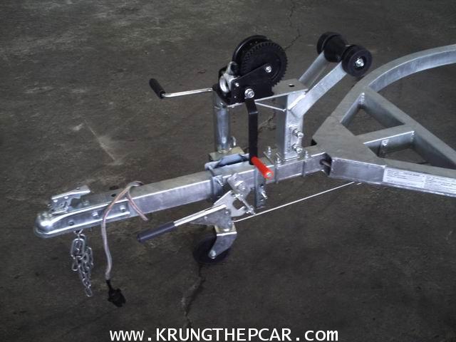 .ขายรถเทรลเลอร์บรรทุกเรือ Trailer ของใหม่เอี่ยม มีไฟเบรคท้าย$A13-P5AN- 2