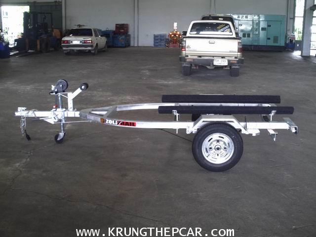 .ขายรถเทรลเลอร์บรรทุกเรือ Trailer ของใหม่เอี่ยม มีไฟเบรคท้าย$A13-P5AN- 3