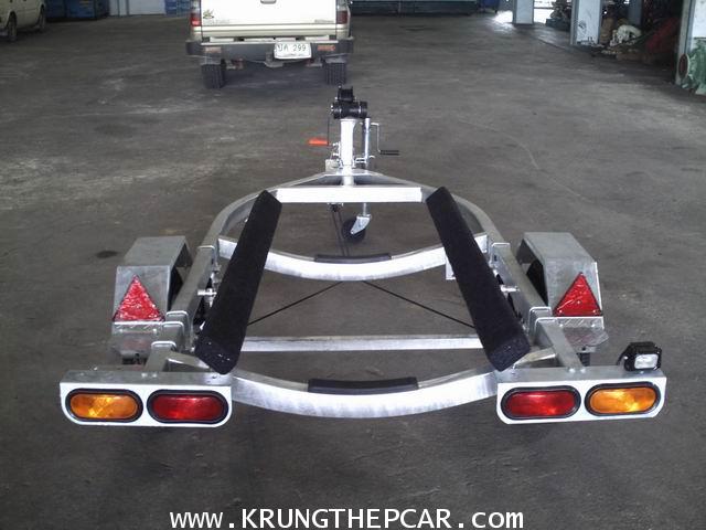 .ขายรถเทรลเลอร์บรรทุกเรือ Trailer ของใหม่เอี่ยม มีไฟเบรคท้าย$A13-P5AN- 5