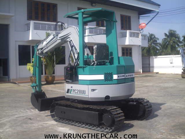 .ขายรถขุดแบ็กโฮลKOMATSU PC28UU-1 ตีนเหล็ก แขนสไลด์ได้ พร้อมทำงานทันที$A13-S6PN- 5