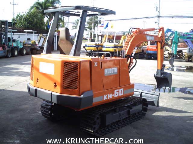 .ขายรถขุด (แบ๊คโฮล) KUBOTA KH60 รถนำเข้าจากญี่ปุ่น ใช้งานได้ทันที $A13-S6PE- 2