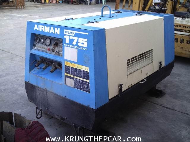 P6PT .ขาย ปั๊มลม เครื่องอัดอากาศ AIR COMPRESSOR AIRMAN PDS175 สภาพเดิมจากญี่ปุ่น $A13