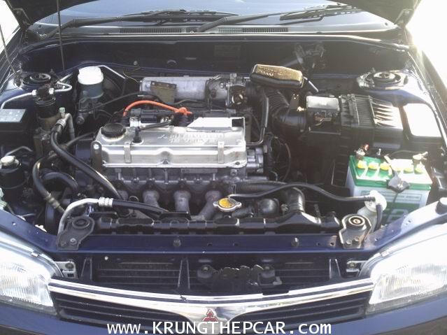 MITSUBISHI LANCER 1.8 SEI ปี1996 โฉมท้ายเบนซ์ สีน้ำเงิน เกียร์ออโต้ กระจกพับข้างไฟฟ้า$A28P6SN- 4