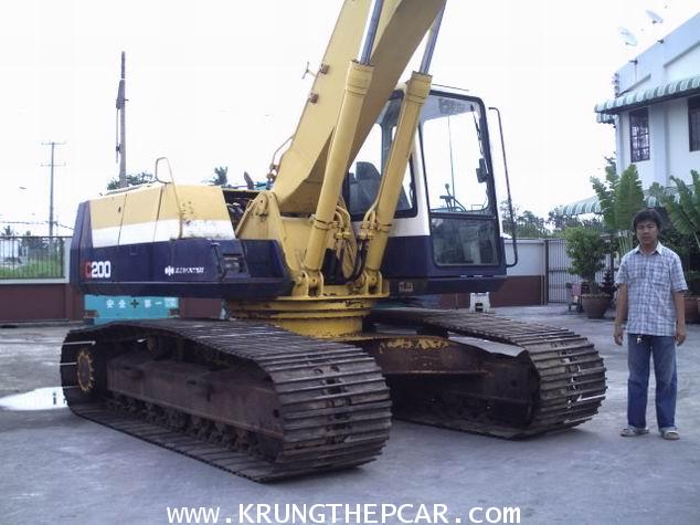 TAPPPN ขาย รถขุด KOMATSU PC200-5 ตีนกว้าง สภาพสวยที่สุดในรุ่นเดียวกัน สีเดิมๆทั้งคัน $A13-P7PET- 3