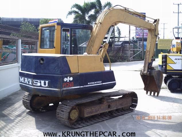 .ขายรถขุดมือสอง KOMATSU PC60-5 รถนอก นำเข้าจากต่างประเทศ พร้อมใช้งานได้ ทันที $A13-P6TU- 3