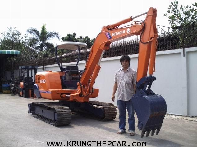 .ขายรถขุด HITACHI EX40 ขนาดPC40 ตีนเหล็ก สีใหม่ ปั๊มนิ้ว คอนโทรลน้ำมัน เครื่องอีซูซุ4สูบ $A13P6SU- 3