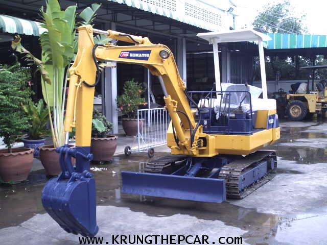 .ขายรถขุด(แบ็กโฮล) KOMATSU PC20-6 ตีนเหล็ก ทำสีใหม่เอี่ยม  รถนอกแท้ มีใบนำเข้าจากญี่ปุ่น$A25-N6AQ 1