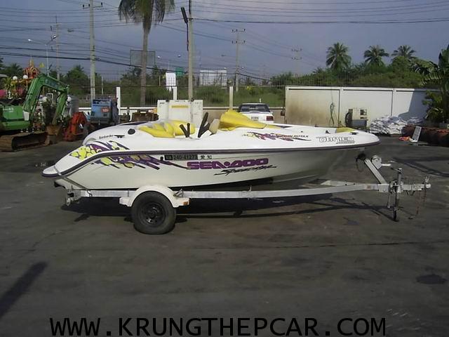 .ขายเรือเร็ว SEADOO SPEED BOATขนาด14ฟุต 1440ซีซี ถอยหลังได้ พร้อมเทรลเลอร์ สภาพสวยกว่าในรูป$A13-S6AN 1