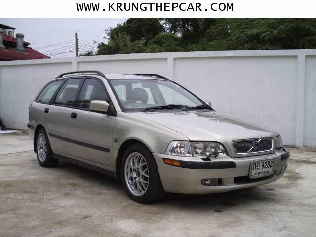 .ขาย รถยนต์ VOLVO V40 T4 2.0 TURBO 5ประตู ปี2001 สีบรอนซ์ทอง ออโต้ AIRBAG เบาะหนังแท้ปรับไฟฟ้า$A01. 1