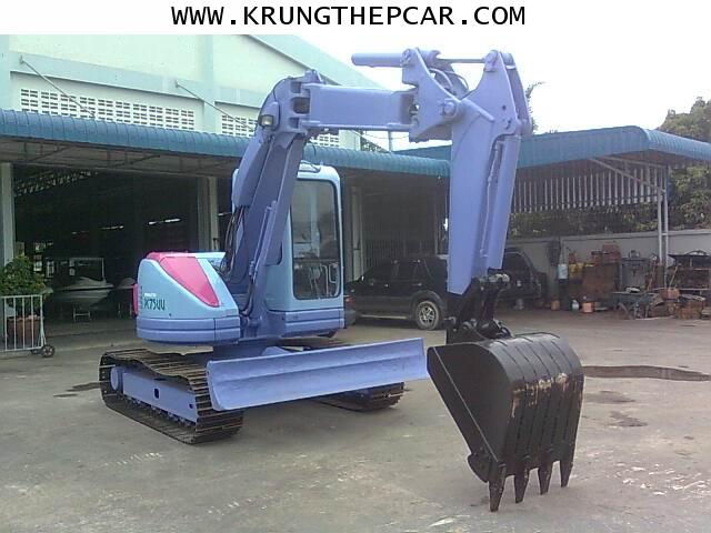 .ขายรถขุดแขนสไลด์ KOMATSU PC75UU ตีนเหล็ก  $A13-N6UA 1
