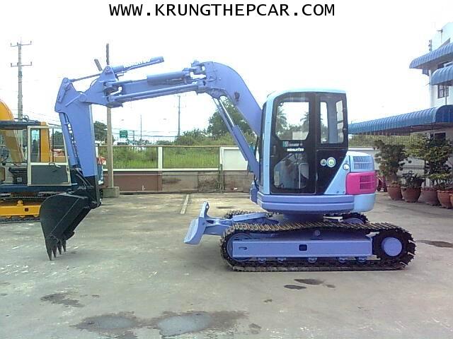.ขายรถขุดแขนสไลด์ KOMATSU PC75UU ตีนเหล็ก  $A13-N6UA 2