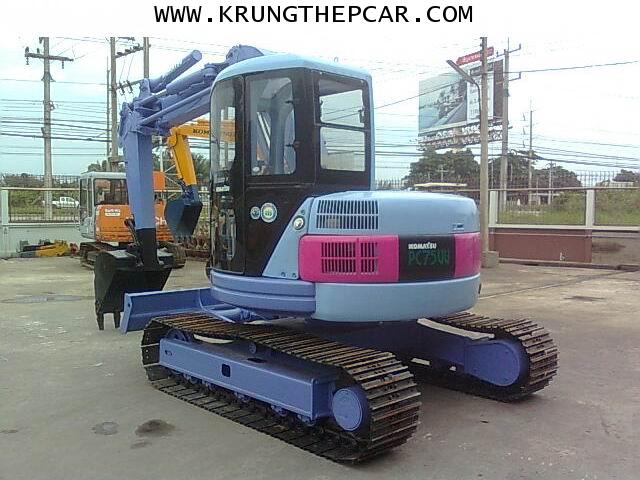 .ขายรถขุดแขนสไลด์ KOMATSU PC75UU ตีนเหล็ก  $A13-N6UA 4