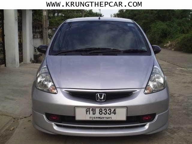 .ขาย HONDA JAZZ 1.5E i-DSi สีบรอนซ์เงิน ออโต้ ปี 2004 แม๊ก17นิ้ว ยางใหม่ มีสปอยเลอร์ $A11-P6IAT- 6