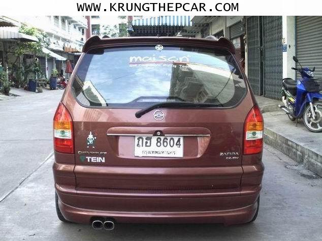 .ขาย รถยนต์CHEVROLET ZAFIRA 2.2CDX 7ที่นั่ง ปี02 สีน้ำตาล ออโต้ เบาะหนัง แม๊ก17นิ้ว มีสเกิต$A11-P6SQ 4