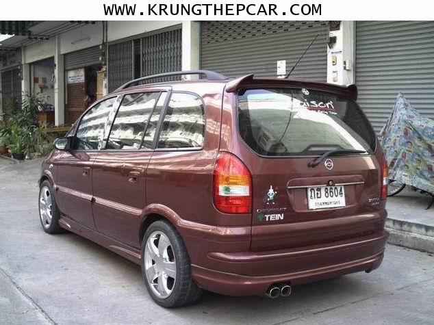.ขาย รถยนต์CHEVROLET ZAFIRA 2.2CDX 7ที่นั่ง ปี02 สีน้ำตาล ออโต้ เบาะหนัง แม๊ก17นิ้ว มีสเกิต$A11-P6SQ 1