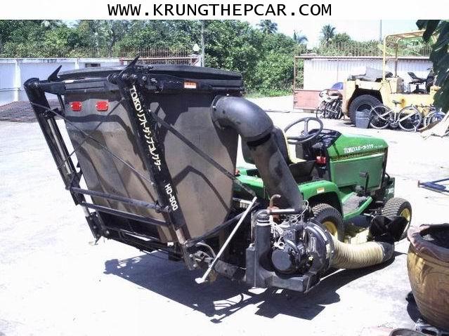 .ขาย รถตัดหญ้านั่งขับ เครื่องยนต์ดีเซล มีถังเก็บหญ้าขนาด400ลิตร เทหญ้าได้ $A27-N6PA-P6PU 2