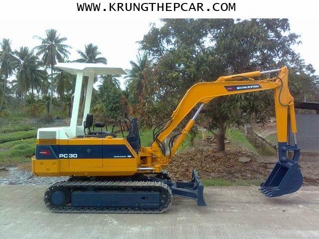 P6SI .ขายรถขุดขนาดเล็ก KOMATSU PC30-6 ตีนเหล็ก ทำสีใหม่เอี่ยม นำเข้าจากญี่ปุ่น มีเอกสาร$A01-T6SA 1