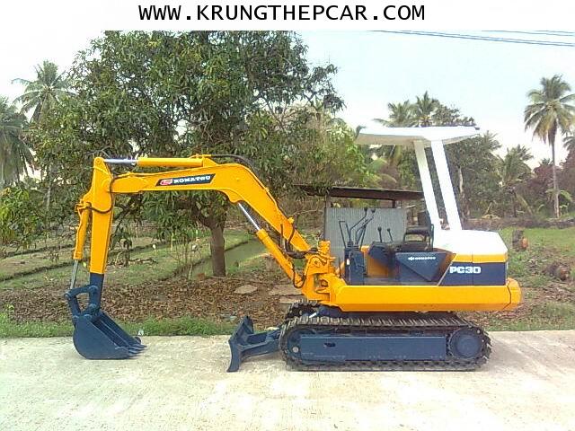 .ขายรถขุดขนาดเล็ก KOMATSU PC30-5 ตีนเหล็กแท้ ทำสีใหม่เอี่ยม เป็นรถนำเข้า เอกสารครบ$A27N6S