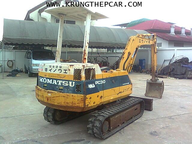 .ขาย รถขุด KOMATSU PC30-6 แทรคยาง สีเดิม สภาพใช้น้อย รถนำเข้าจากญี่ปุ่น เอกสารนำเข้าครบ $A01 2