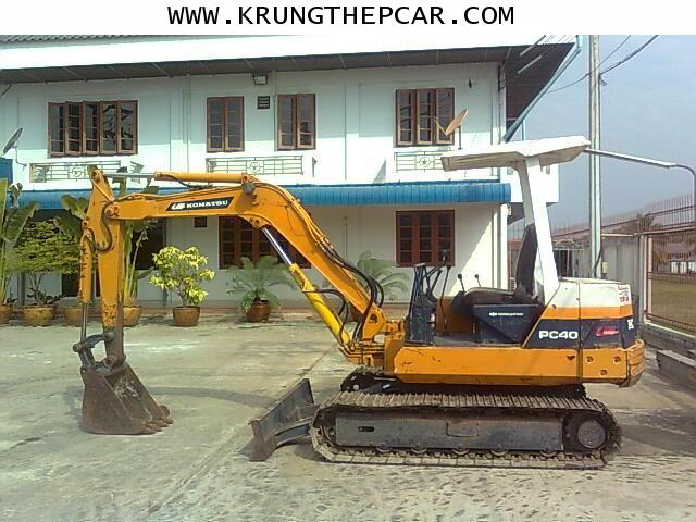 .ขายรถขุดKOMATSU PC40-6 ตีนเหล็ก ทำสีให้ใหม่ มีเอกสารนำเข้าจากญี่ปุ่นครบ พร้อมทำงานได้ทันที$A01P6SN 1
