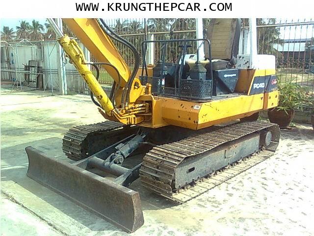 .ขายรถขุดKOMATSU PC40-6 ตีนเหล็ก ทำสีให้ใหม่ มีเอกสารนำเข้าจากญี่ปุ่นครบ พร้อมทำงานได้ทันที$A01P6SN 2