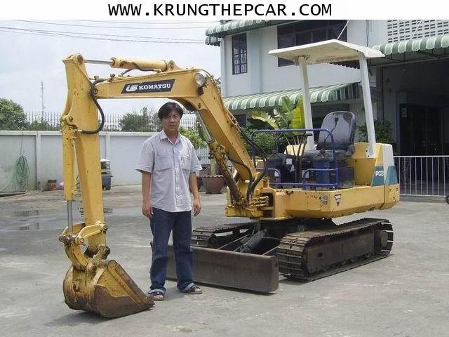 .ขายรถขุด(แบ๊คโฮล) KOMATSU PC20-6สภาพสวยสุด สีเดิมๆทั้งคัน นำเข้าจากญี่ปุ่น พร้อมใช้ทันที$A13-P6AQ- 1