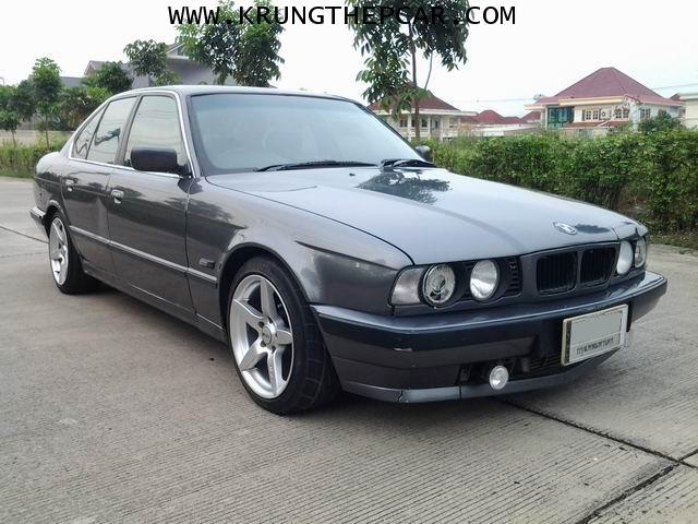 .ขายรถยนต์ BMW 525iA สีดำเทา ปี1990 เกี่ยร์ออโต้ เครื่องยนต1JZ เทอร์โบคู่ ติดแก๊สLPGหัวฉีด$A01-N6PA 1