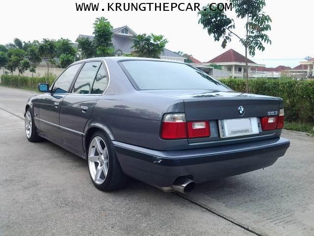 .ขายรถยนต์ BMW 525iA สีดำเทา ปี1990 เกี่ยร์ออโต้ เครื่องยนต1JZ เทอร์โบคู่ ติดแก๊สLPGหัวฉีด$A01-N6PA 2