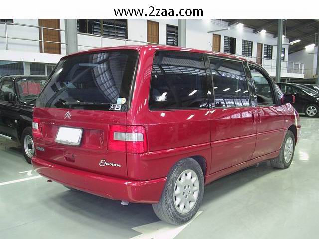 .ขาย รถMPVมือสอง ปี 2002 CITROEN EVASION 2.0i 8ที่นั่ง สีแดง ออโต้ 2AIRBAG ประตูสไลด์ 2ข้าง$A03-P6IP 1