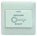 Switch Exit door สวิทช์พลาสติกสีขาวสำหรับกดเปิดประตูหอพัก