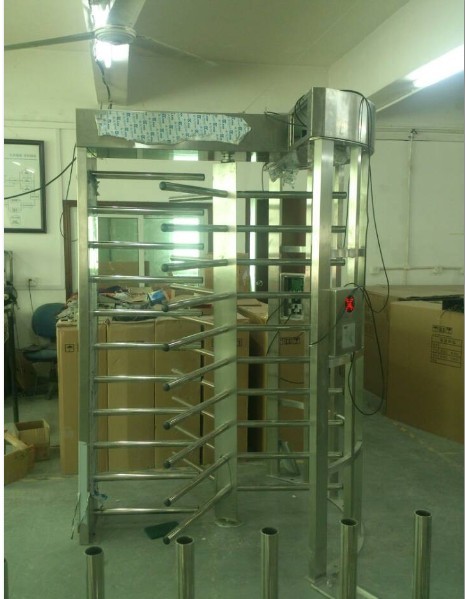 ประตูหมุนสแตนเลสแบบสูง full height turnstile เครื่องกั้นประตูหมุน 1