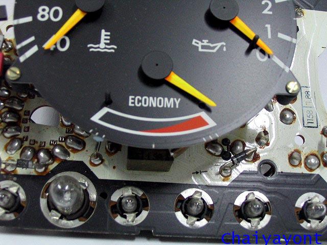 หน้าปัดเรือนไมล์ เกจรวม เกจน้ำมัน Tachometer รถเบนซ์ Mercedes-Benz W124 230E 300E E220 E280 E-Class 3