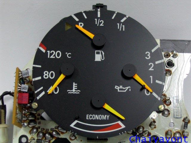 หน้าปัดเรือนไมล์ เกจรวม เกจน้ำมัน Tachometer รถเบนซ์ Mercedes-Benz W124 230E 300E E220 E280 E-Class 1