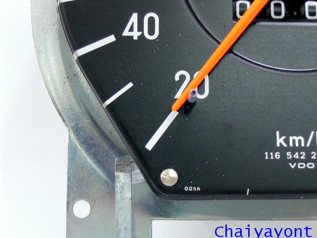 หน้าปัดเรือนไมล์ เกจความเร็ว รถเบนซ์คลาสสิค รถเบนซ์จัมโบ้ Classic Mercedes-Benz W116 280SEL 350SEL 4