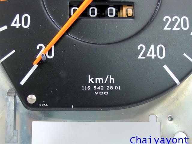 หน้าปัดเรือนไมล์ เกจความเร็ว รถเบนซ์คลาสสิค รถเบนซ์จัมโบ้ Classic Mercedes-Benz W116 280SEL 350SEL 3