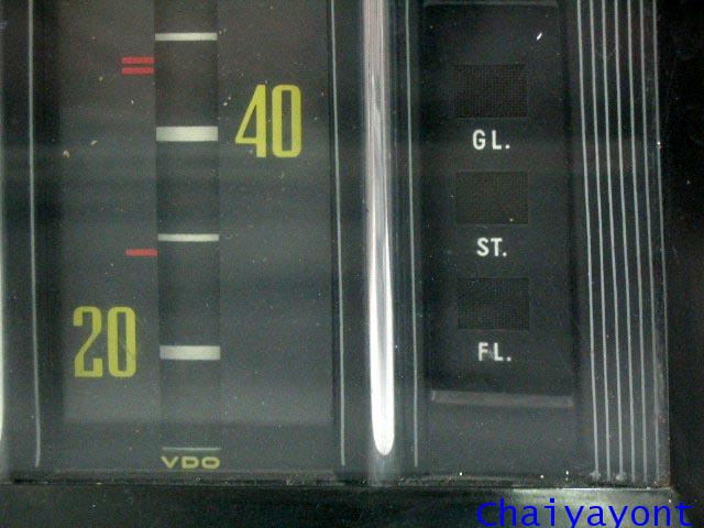 แผงหน้าปัดเรือนไมล์ทั้งชุดรถเบนซ์คลาสสิก Auto Vintage Mercedes - Benz W110 W111 W112 190C 200S 200SE 2