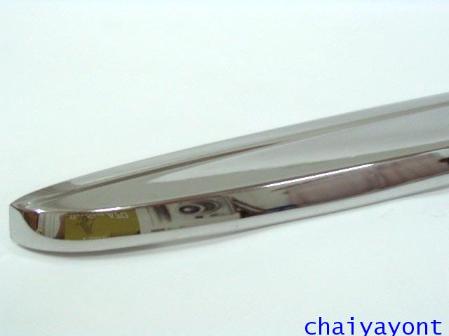 คิ้วโครเมี่ยมฝากระโปรงหลัง รถเบนซ์หางปลาคลาสสิค Classic Mercedes-Benz W110 W111 190C 200S 200SE 2