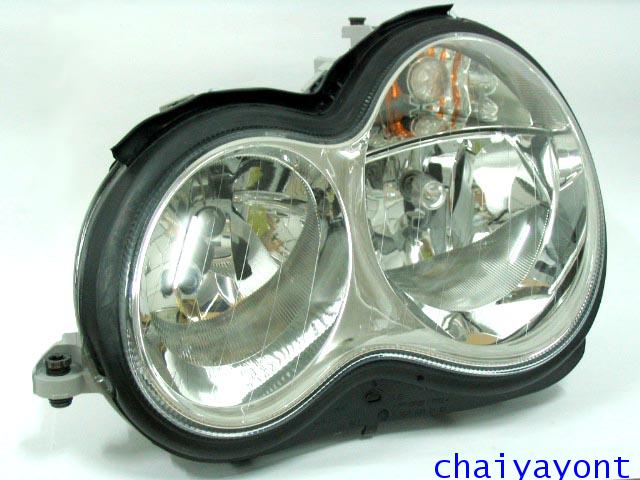 ไฟหน้าซ้ายทั้งดวง Halogen รถเบนซ์ Mercedes-Benz W203 C180 C200 C220 C240 CDI Kompressor 9