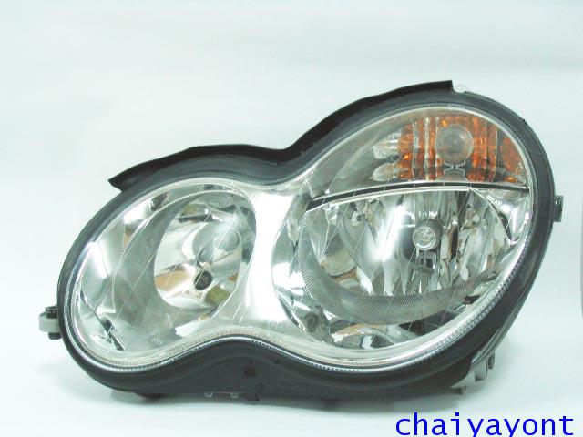 ไฟหน้าซ้ายทั้งดวง Halogen รถเบนซ์ Mercedes-Benz W203 C180 C200 C220 C240 CDI Kompressor 1