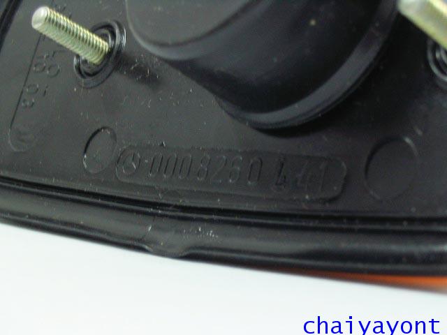 ไฟหรี่ข้างบังโกลนหน้า สีส้ม รถเบนซ์โบราณคลาสสิค Pagoda Mercedes-Benz W113 230SL 250SL 280SL 4