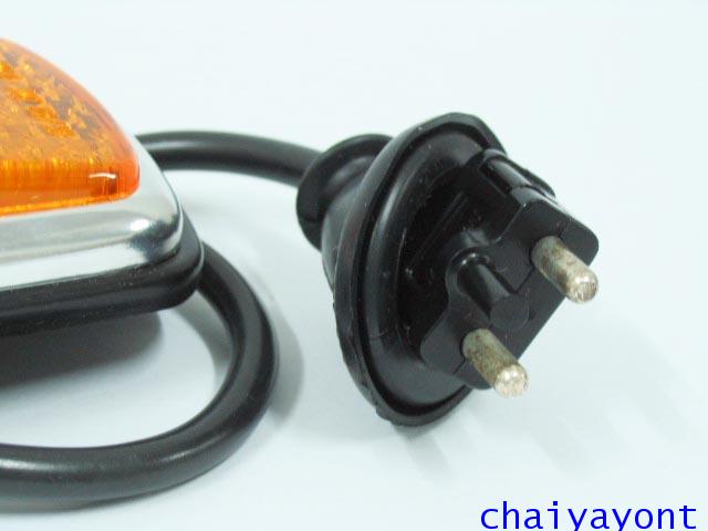 ไฟหรี่ข้างบังโกลนหน้า สีส้ม รถเบนซ์โบราณคลาสสิค Pagoda Mercedes-Benz W113 230SL 250SL 280SL 5