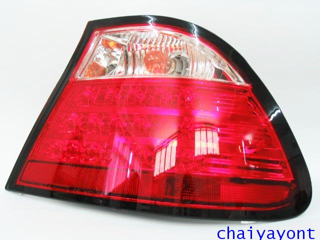 ฝาไฟท้าย LED Coupe ด้านขวา รถบีเอ็ม M3 BMW E46 316i 318i 320i 323i 325i M43 N42 N46 M52 M54 Series 3