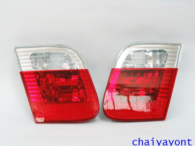 ไฟท้ายด้านในข้างขวาชุดแต่งสีขาว-แดง รถ BMW E46 318i 320i 325i Series 3