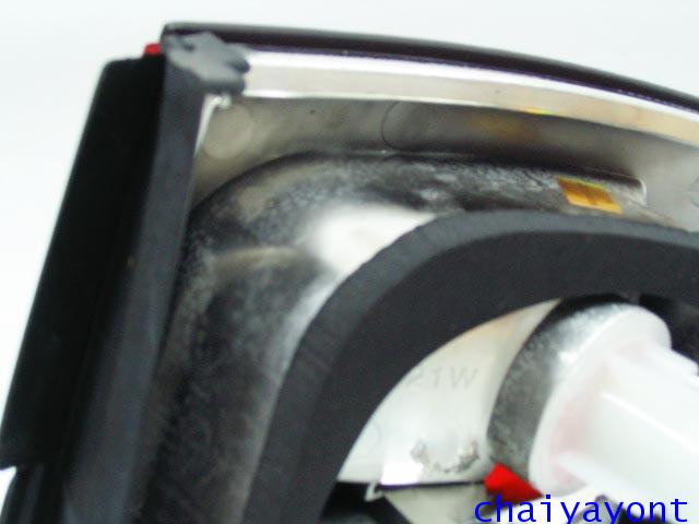 ชุดแต่งไฟท้ายเพชร คริสตัลใส ขาว-แดง ด้านซ้าย รถบีเอ็มดับบลิว BMW E34 518i 520i 525i 530i M43 M50 11