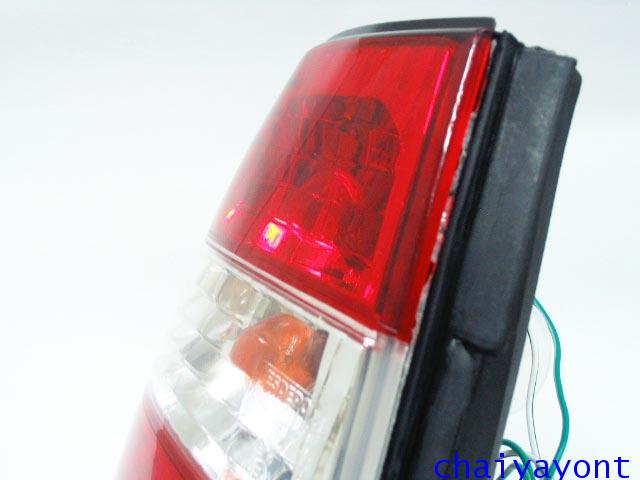 ชุดแต่งไฟท้ายเพชร คริสตัลใส ขาว-แดง ด้านซ้าย รถบีเอ็มดับบลิว BMW E34 518i 520i 525i 530i M43 M50 19