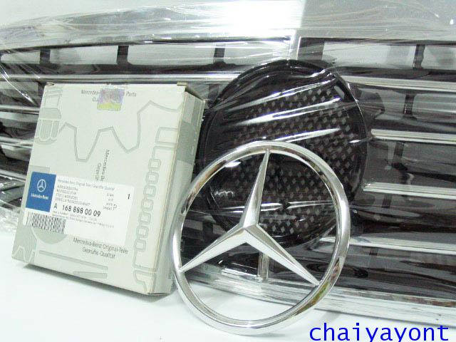 ประดับยนต์ชุดแต่ง กระจังหน้าแบบ CLK-SLKรถเบนซ์ Mercedes-Benz W203 C180 C200 C220 C240 CDI Kompressor 0