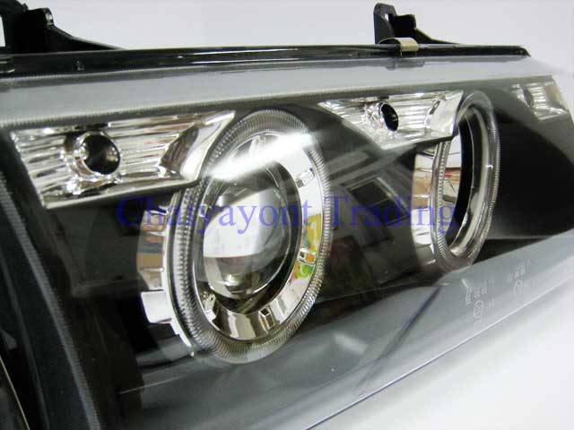 ชุดแต่งรถไฟหน้าวงแหวน CCFL Projector รถบีเอ็ม BMW E36 316i 318i 320i 325i  M40 M43 M50 Series 3 5