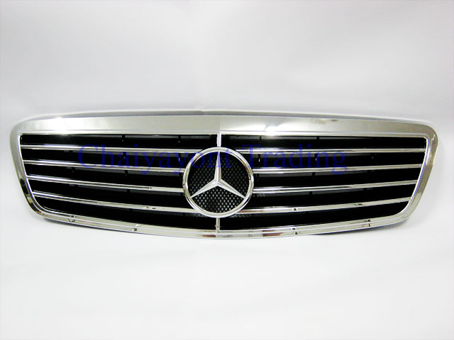 ประดับยนต์ชุดแต่งรถ กระจังหน้าดาวกลาง AMG รถเบนซ์ Mercedes-Benz W220 S280 S500 S600 CDI Kompressor 1